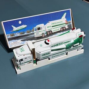Hess Toy Truck and Space Shuttle with Satellite